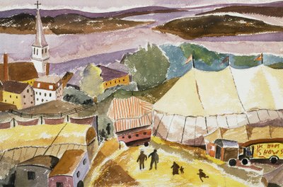 The Circus Comes to Treport by Hugh Collins